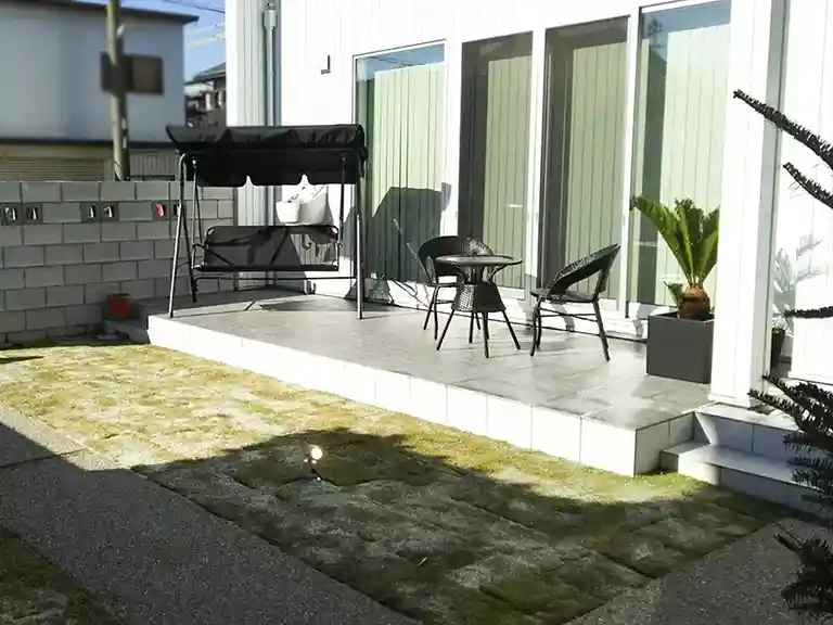 ガーテリア|タイルデッキ施工事例