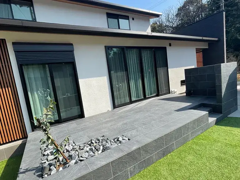 ガーテリア|タイルデッキ施工事例