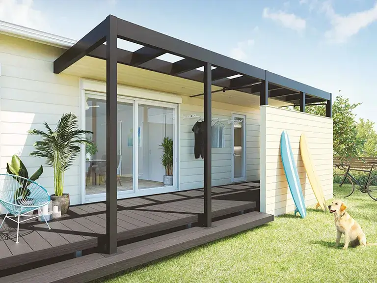 YKK AP/リウッドデッキ200/ウォームブラウン