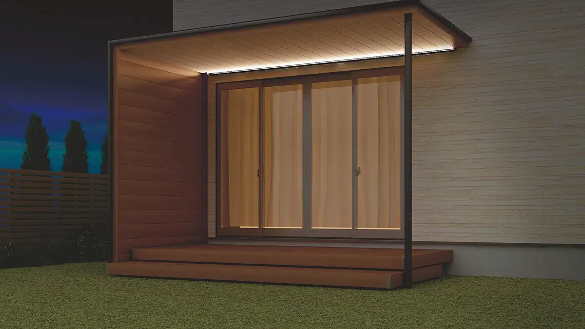 ファンルーフ ライン照明