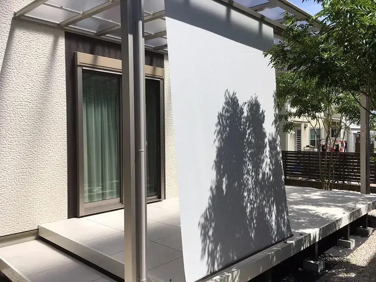 ガーテリア|タイルデッキ&オーニング施工事例