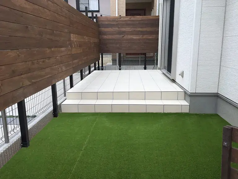 ガーテリア|タイルデッキ施工事例