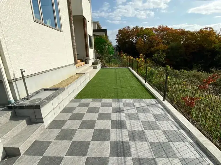 ガーテリア|タイルデッキ施工事例