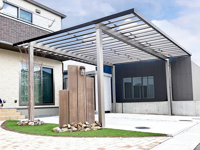 ガーテリアカーポート施工事例