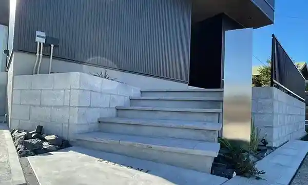 ガーテリア玄関アプローチ工事施工事例