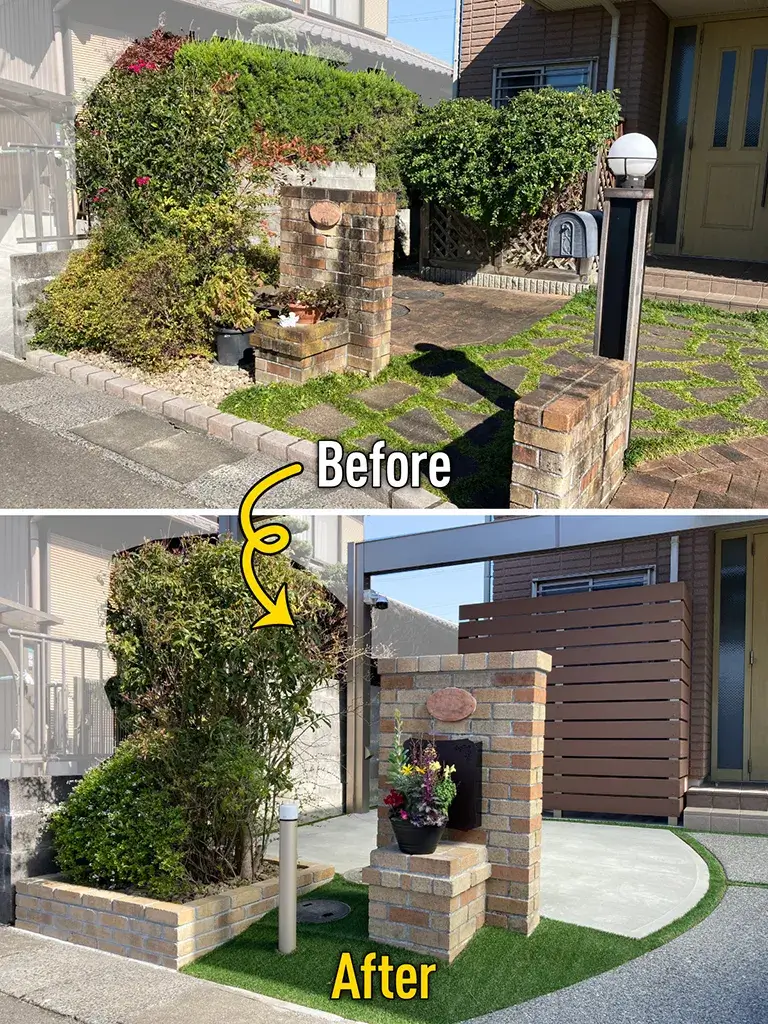 門柱リフォーム工事