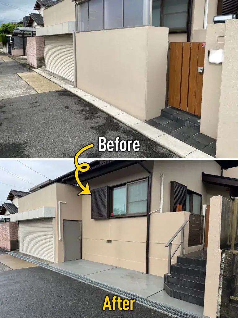 外構リフォーム駐車場増設施工例