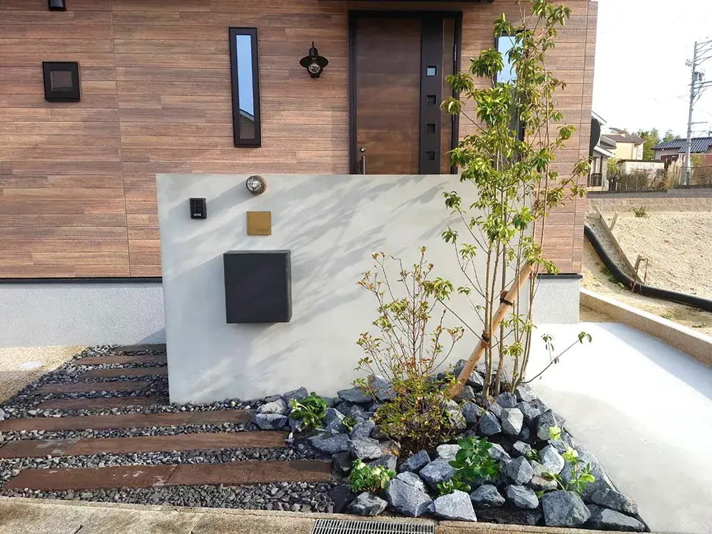 新築外構門塀施工例