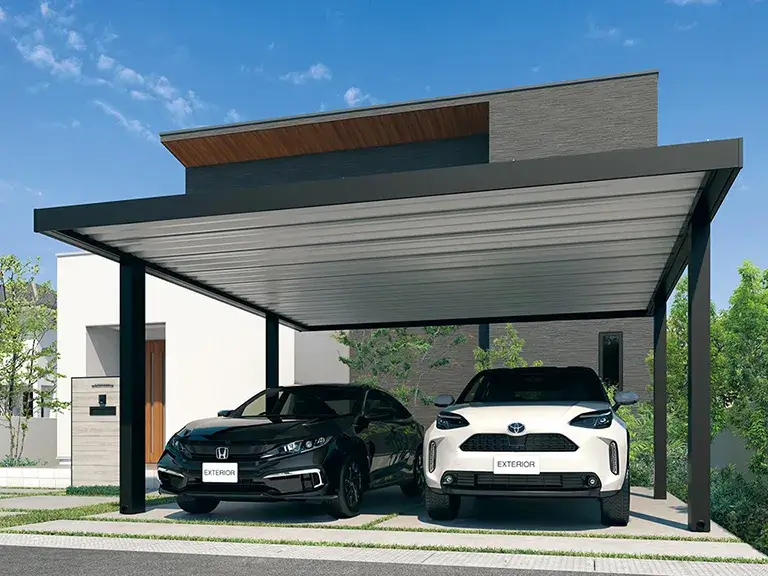 耐風圧カーポート｜三協アルミ／ビームス