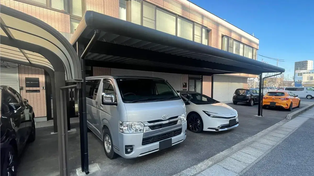 ガーテリア折半カーポート施工例