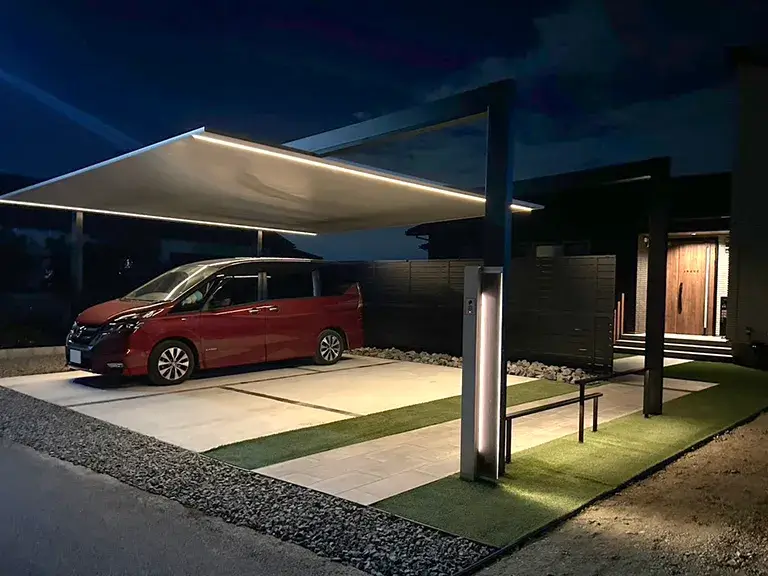 ガーテリア新築外構カーポートSC施工例