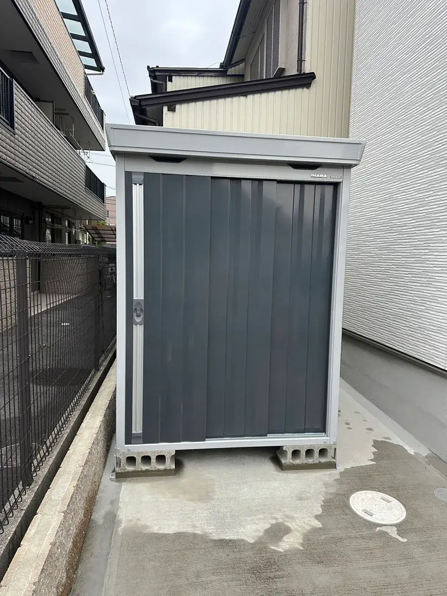 ガーテリア物置設置工事施工例