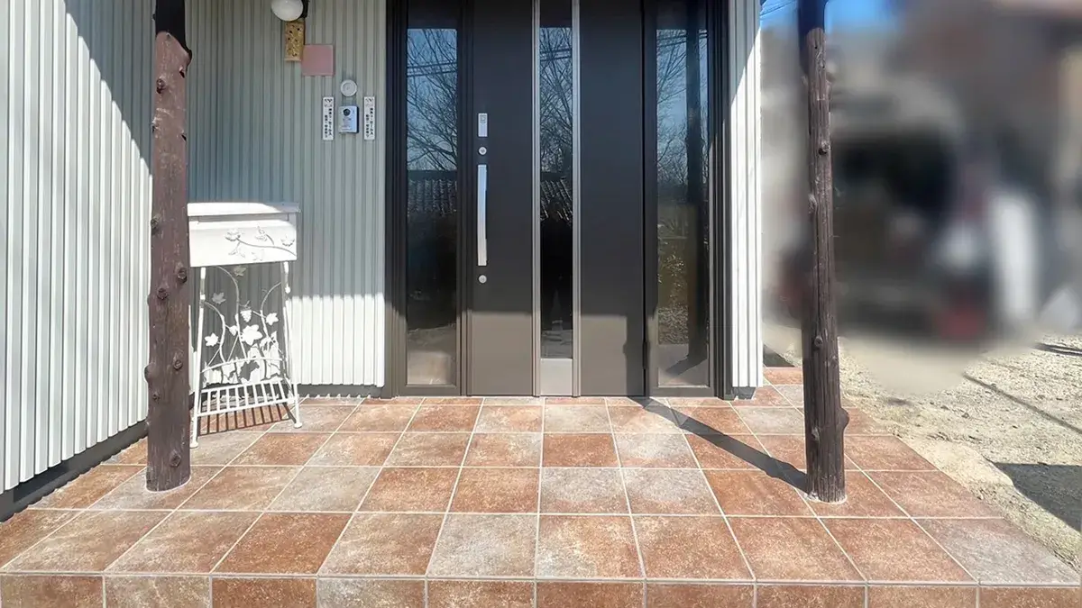 ガーテリア玄関まわり外構工事施工例