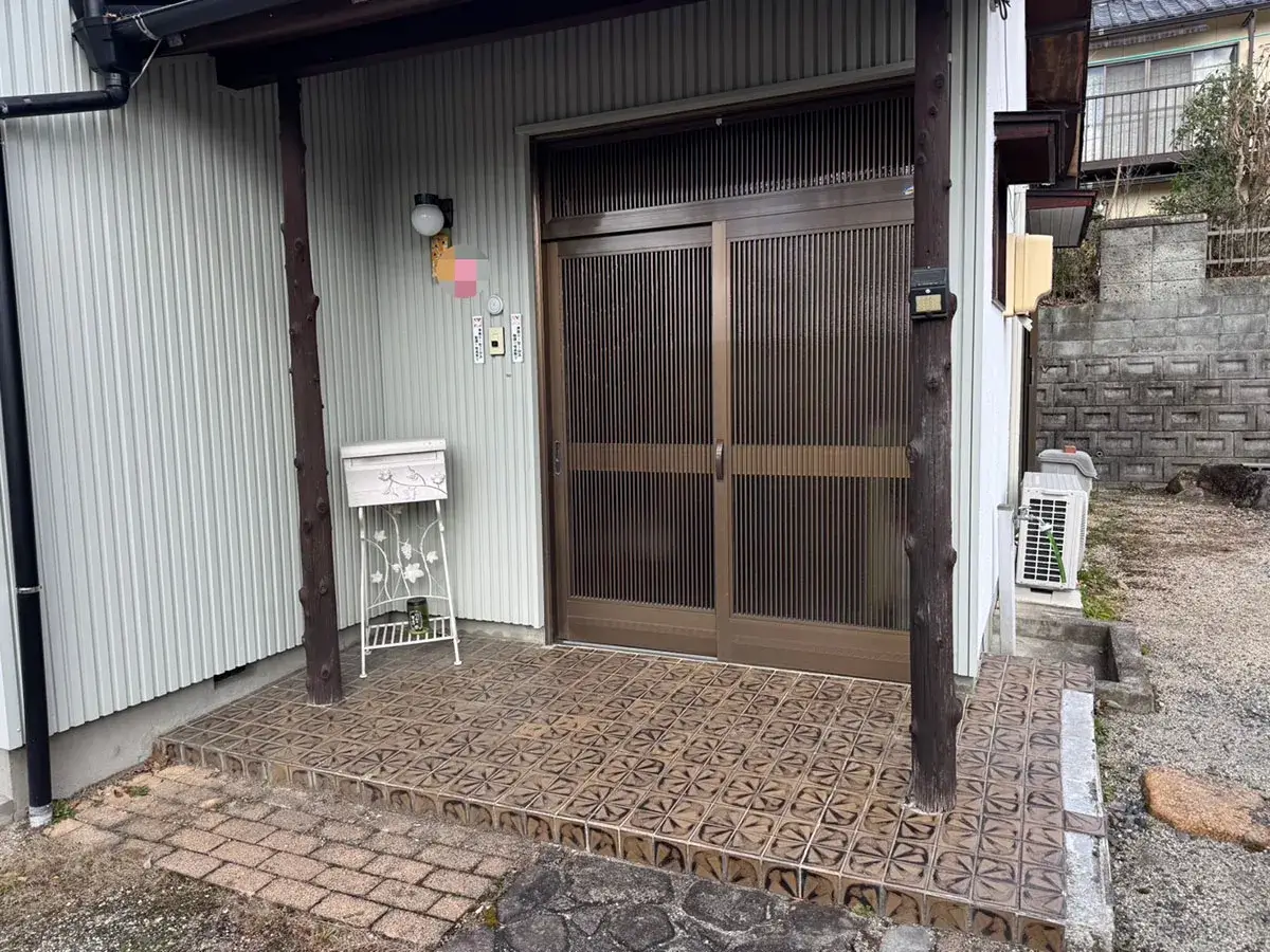 ガーテリア玄関まわりリフォーム工事Before