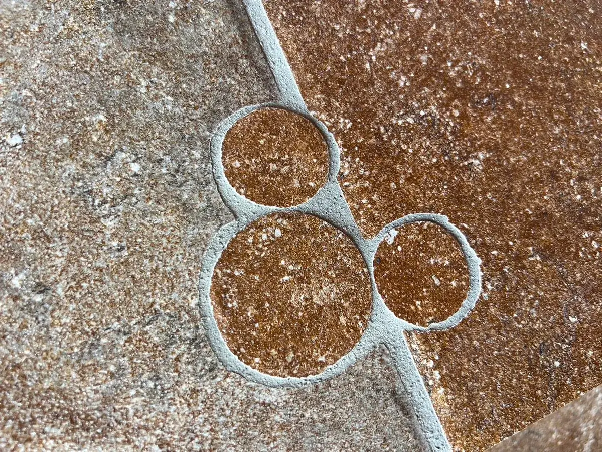 ガーテリア隠れミッキー施工例