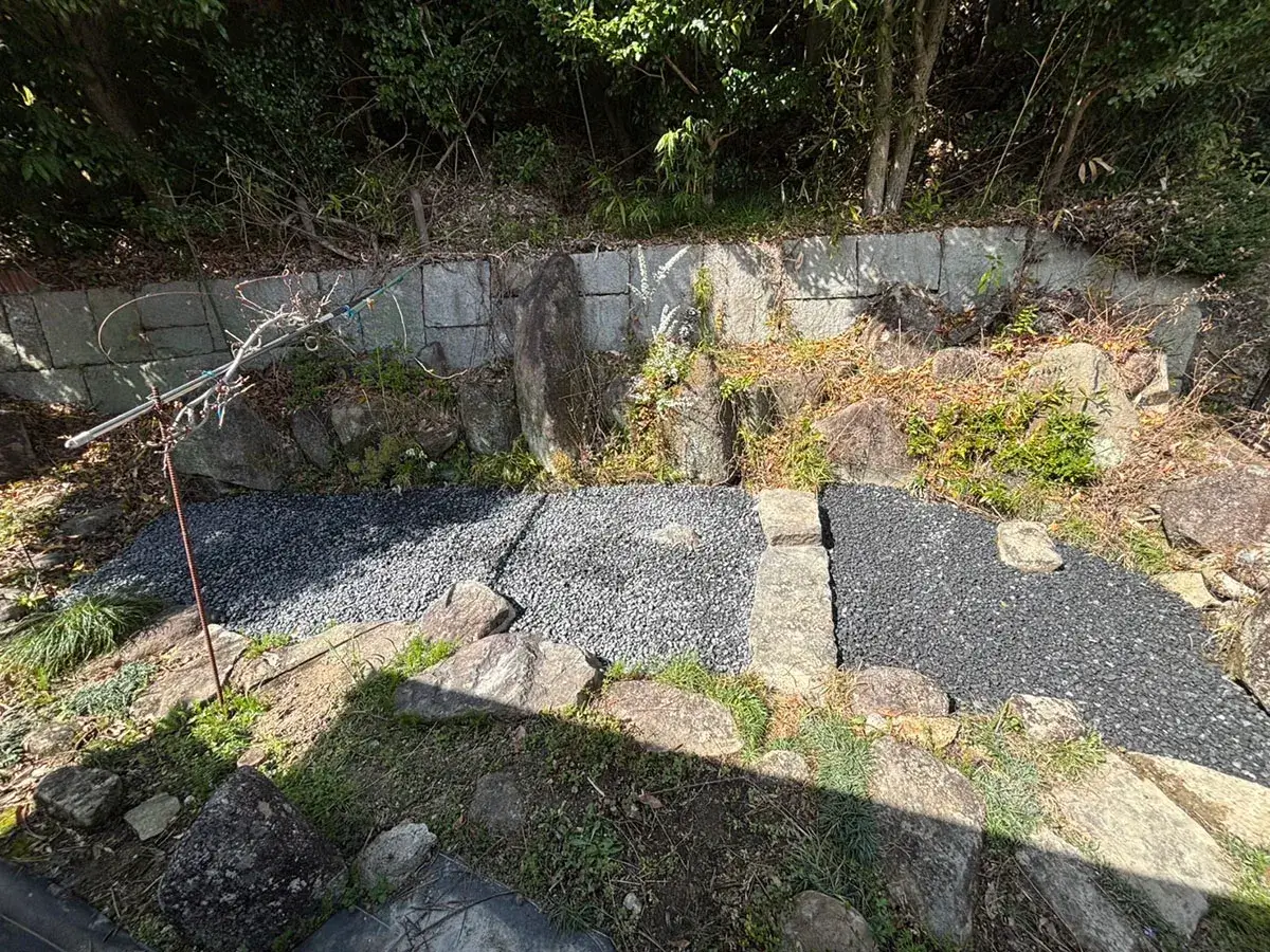 池埋め立て工事施工例