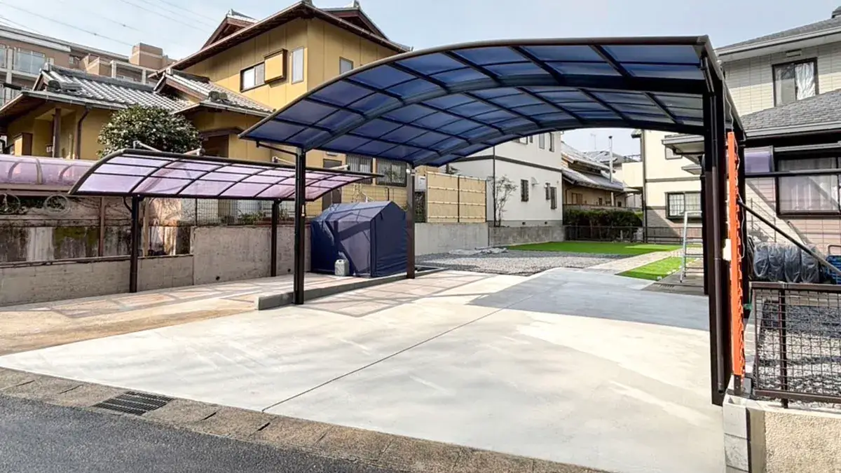 庭リフォーム駐車場拡張工事施工例