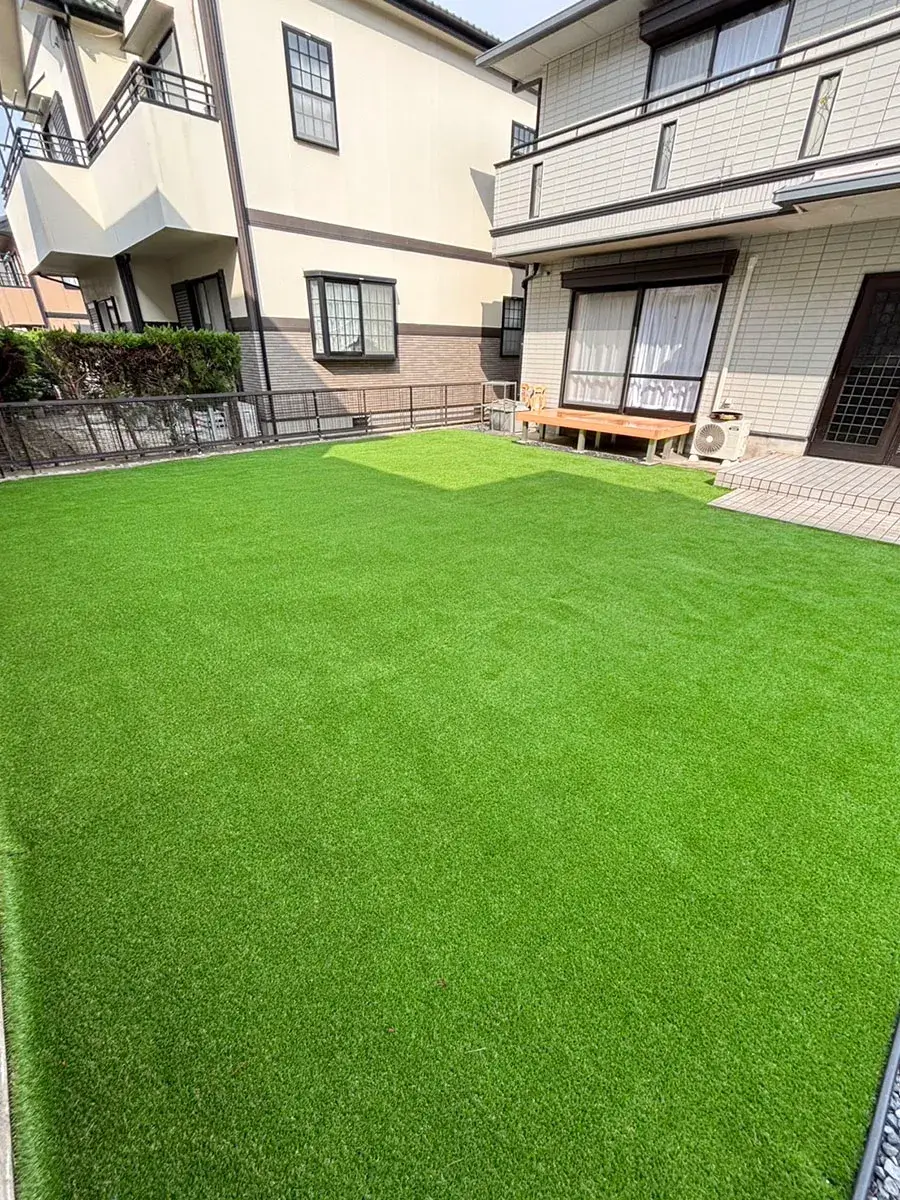庭リフォーム人工芝工事施工例