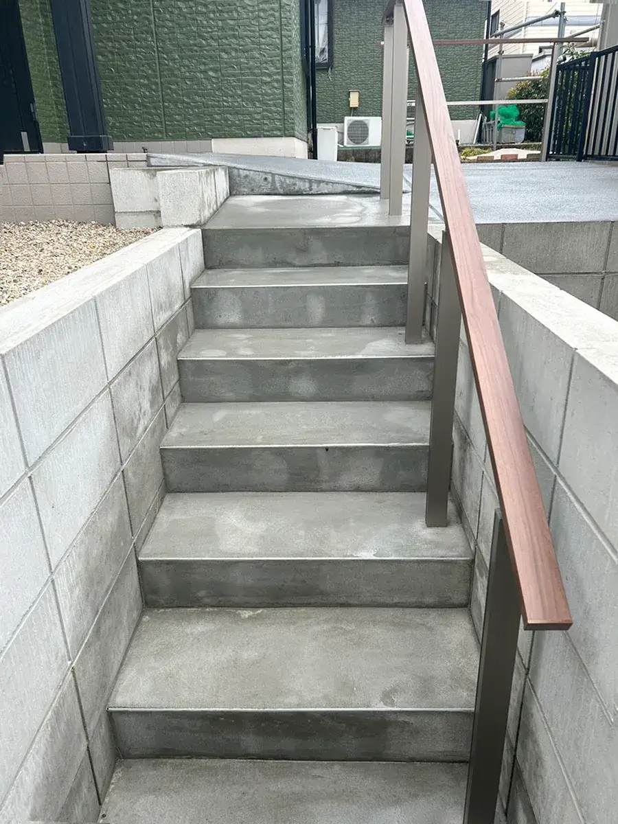 玄関まわり外構リフォーム工事施工例