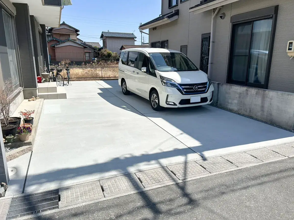 駐車場コンクリート工事施工例