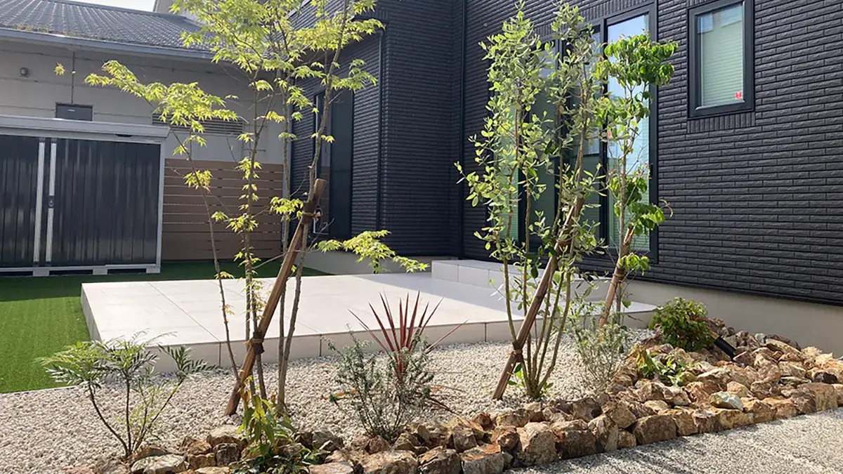 ガーテリア新築外構工事施工例