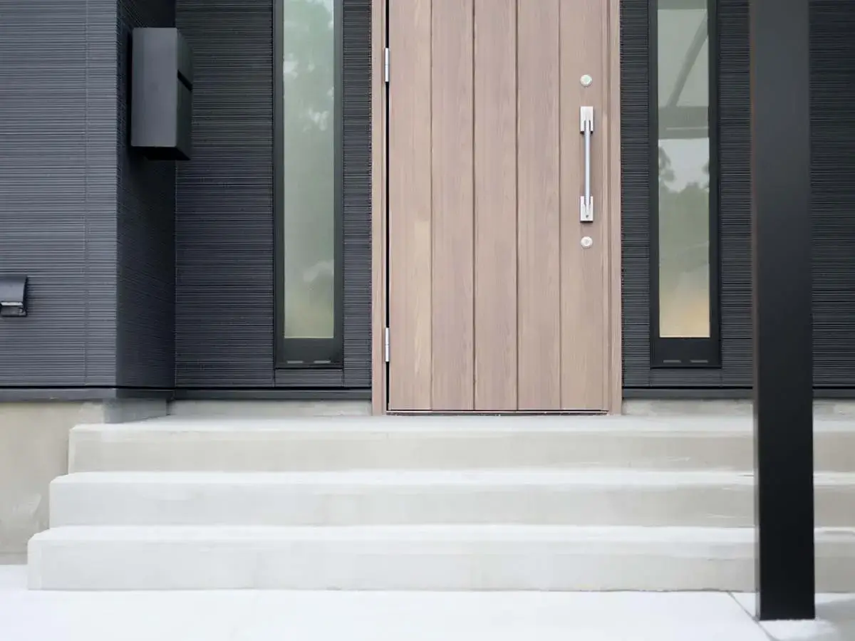 玄関アプローチ施工例