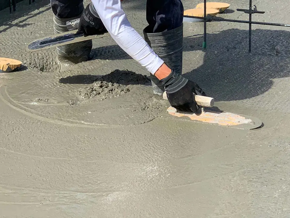 土間コンクリート施工例