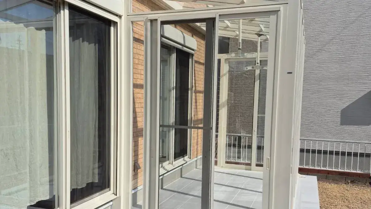 外構リフォームサンルーム施工例