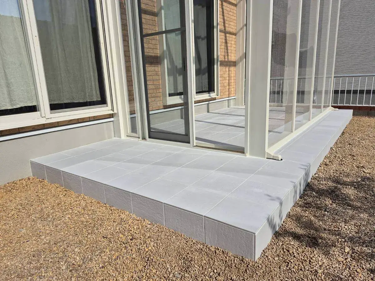 サンルーム基礎工事施工例