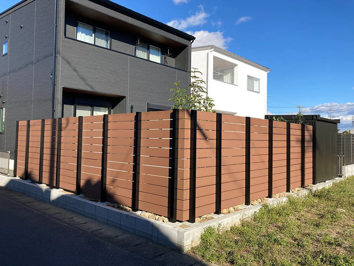 目隠しフェンスリフォーム工事施工後