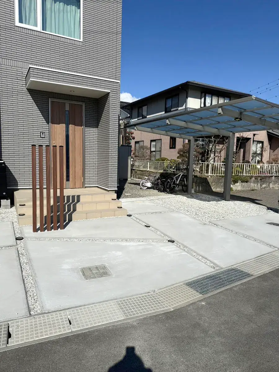 駐車場コンクリート工事施工例