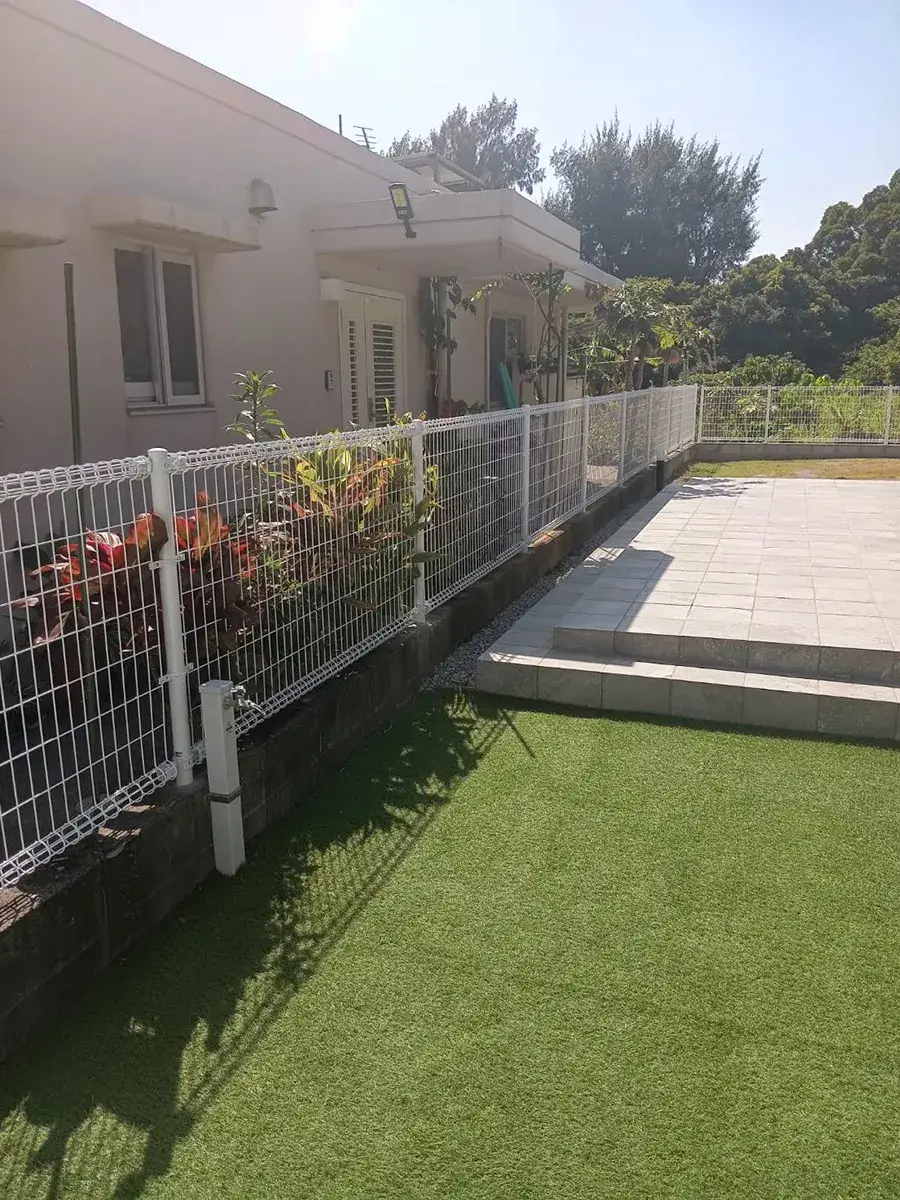 タイルデッキ＆人工芝施工例