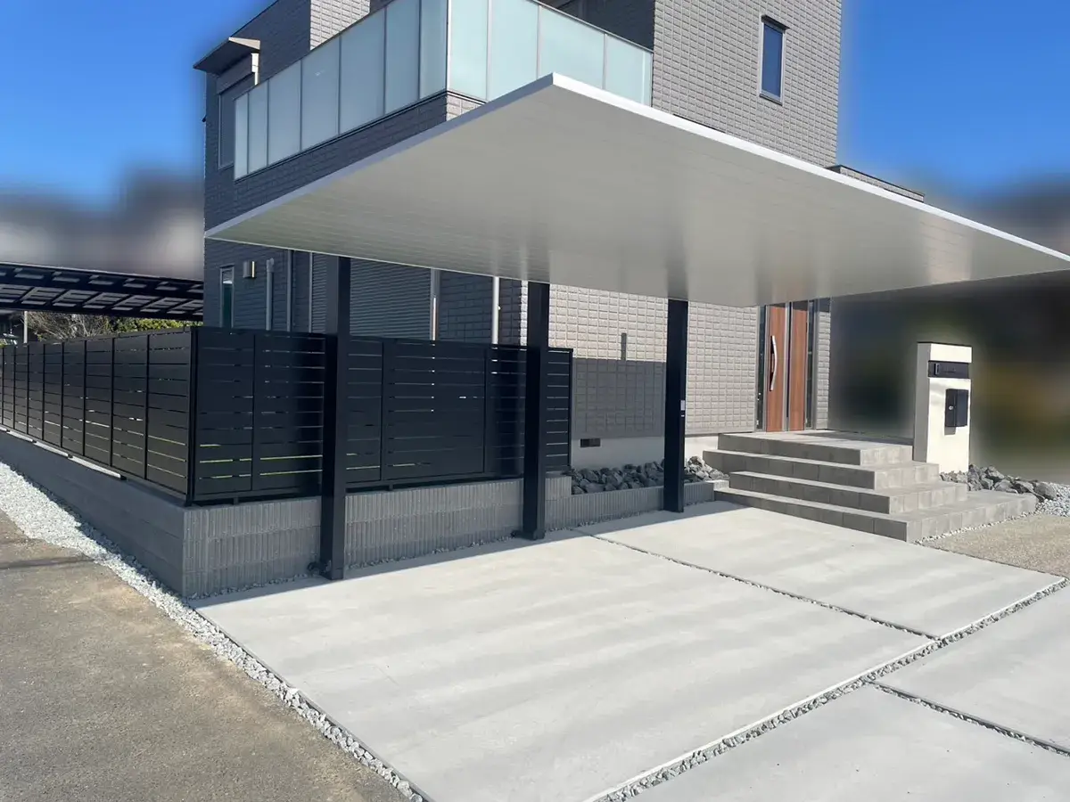 新築外構カーポートSC施工例