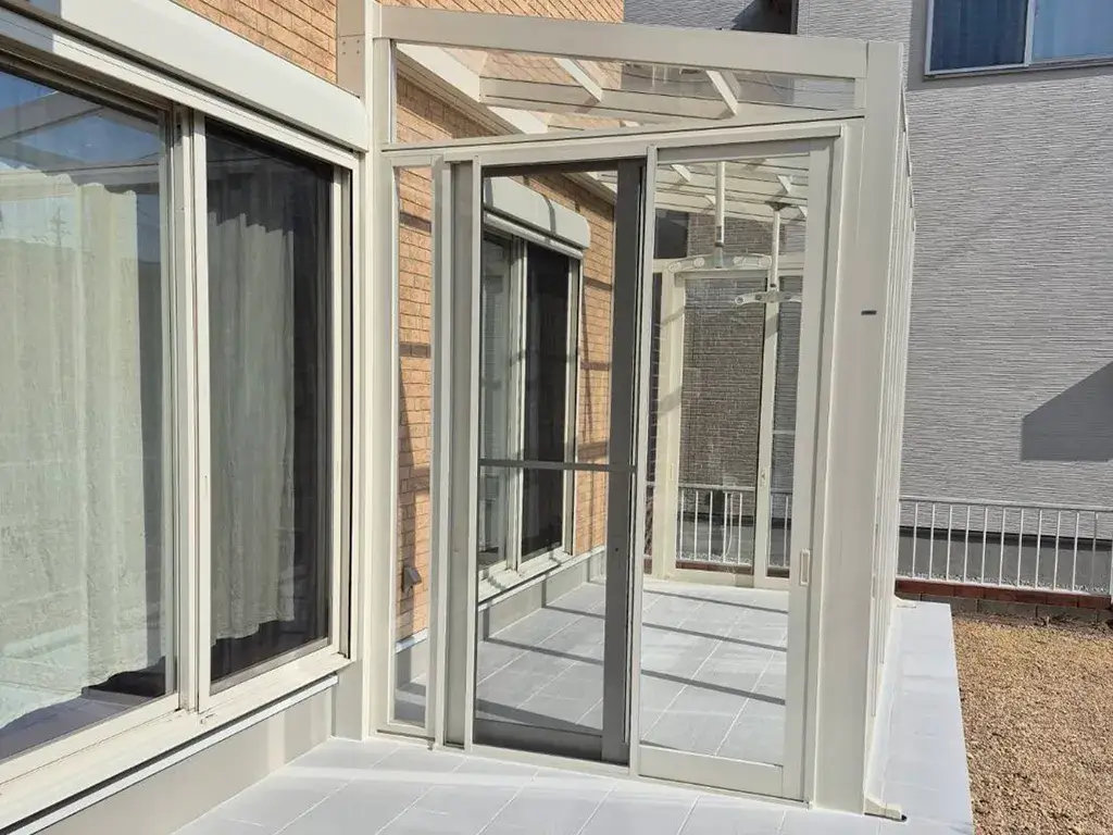 外構サンルーム工事施工例