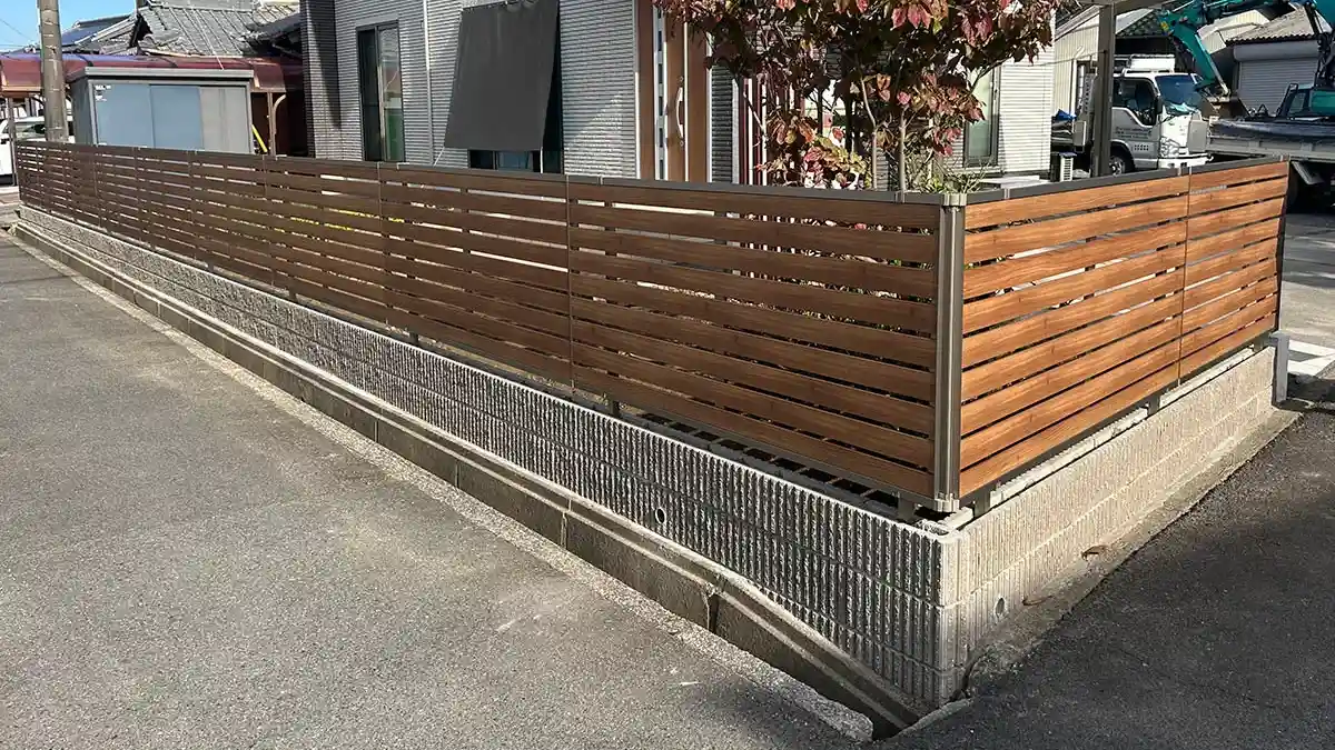 ガーテリアブロック塀リフォーム例