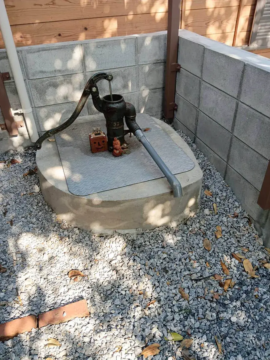 ガーテリア井戸かさ上げ工事施工例