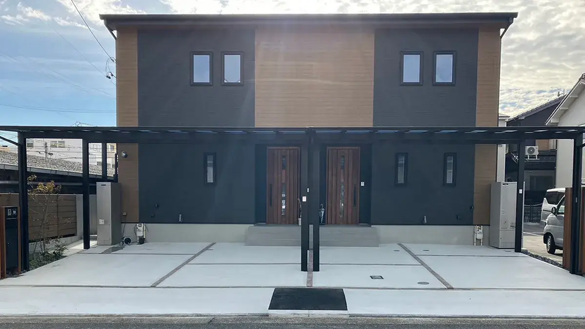 ガーテリアカーポート＆駐車場工事施工例