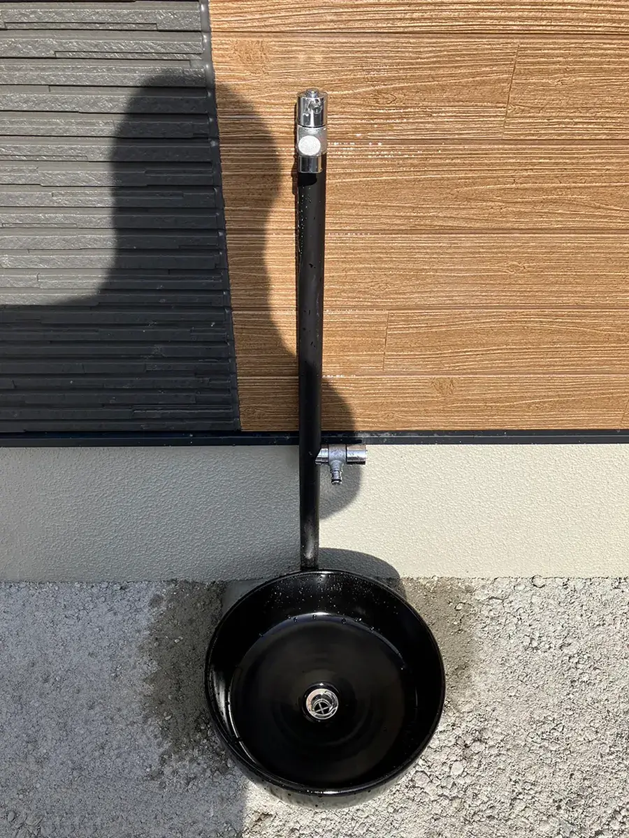 ガーテリア立水栓工事施工例