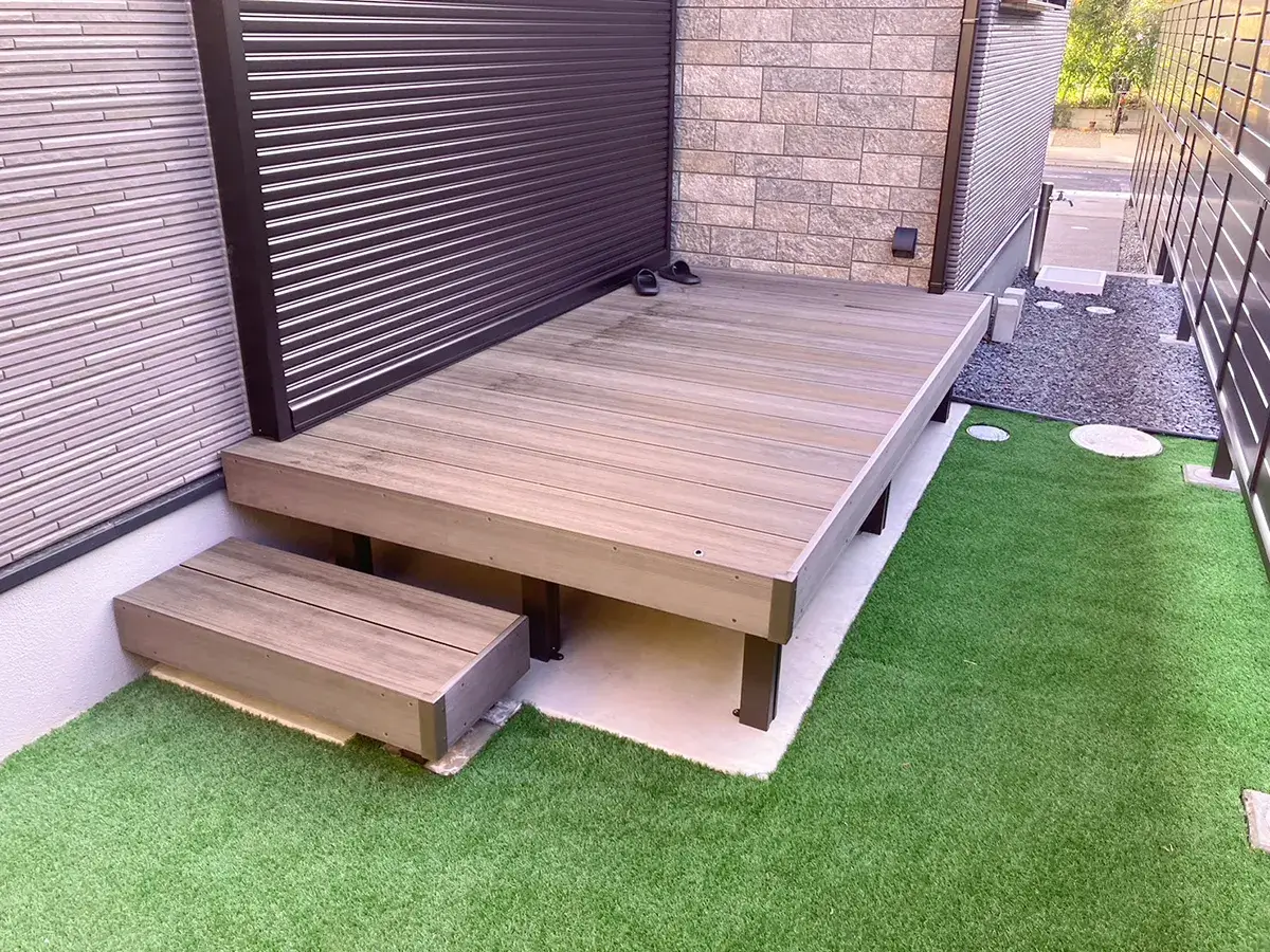 ガーテリアウッドデッキ工事施工例