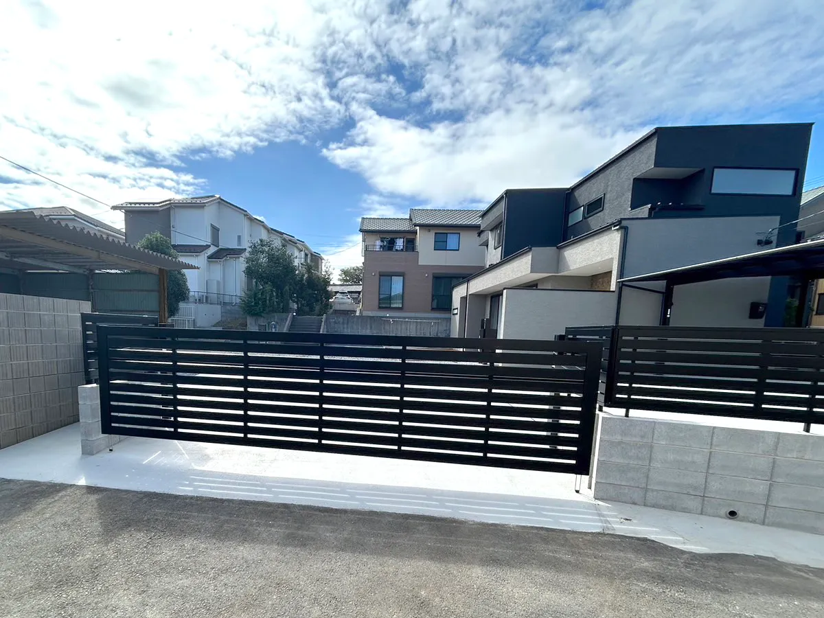 ガーテリア防犯カーゲート工事施工例