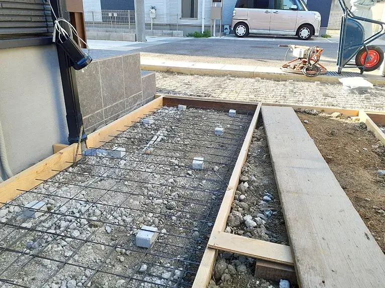 ガーテリア外構駐車場工事