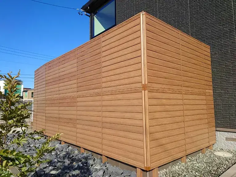 ガーテリア目隠しフェンス施工例