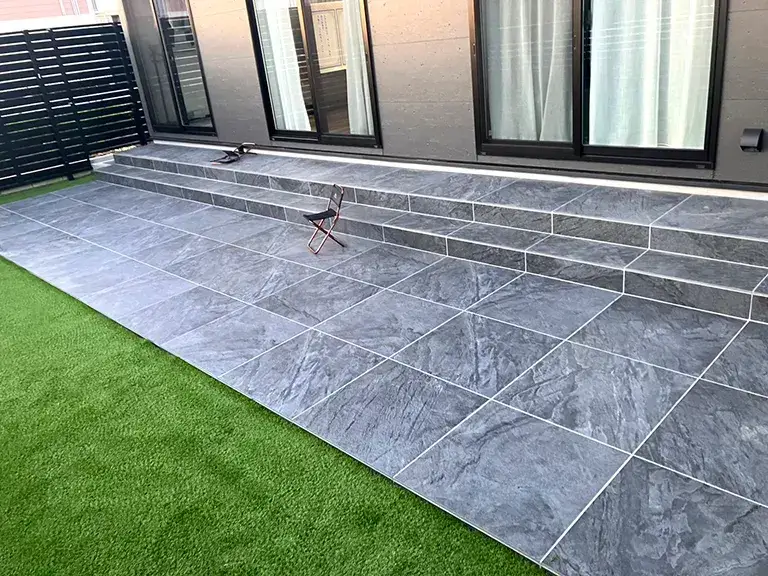 ガーテリアタイルデッキ施工例