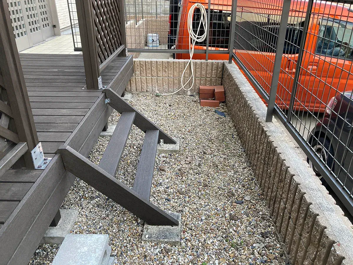 ガーテリア庭リフォーム施工前