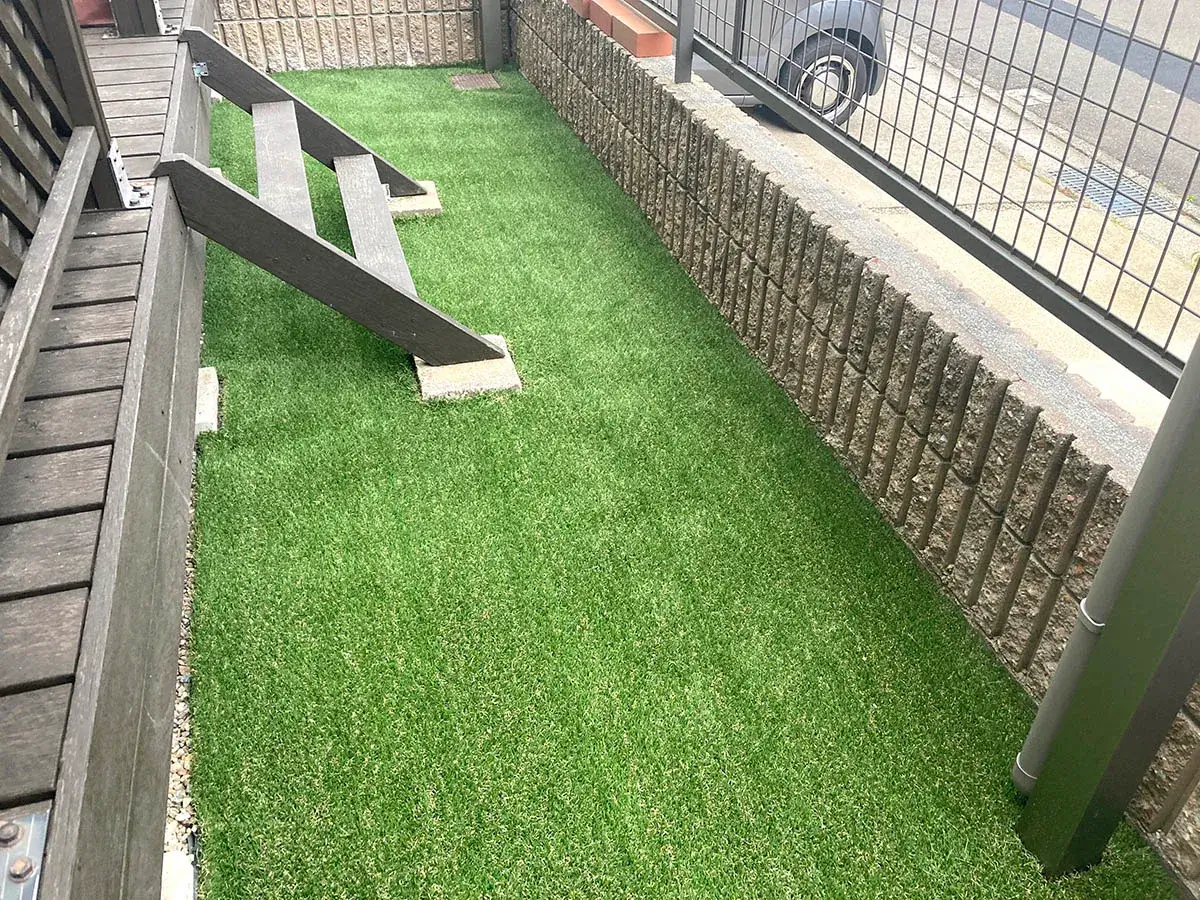 ガーテリア庭リフォーム人工芝施工例