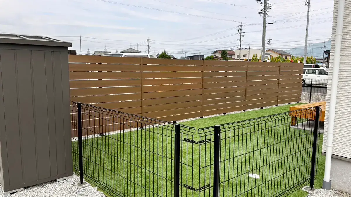 ガーテリアドッグラン工事施工例