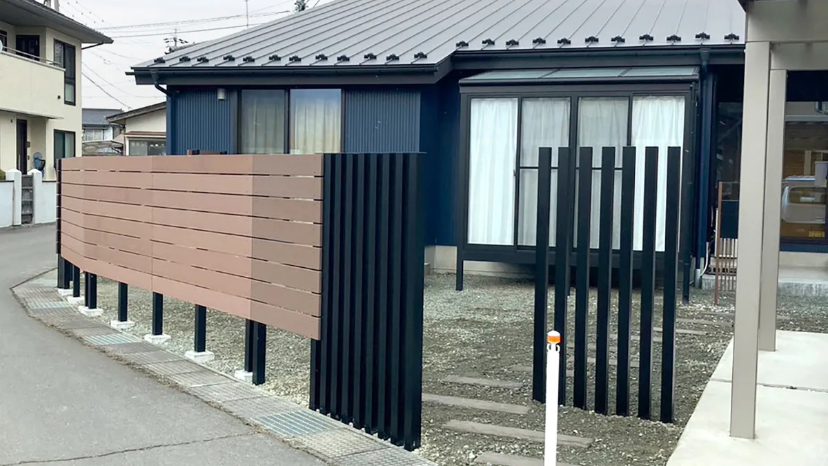 ガーテリアスクリーンフェンス工事施工例