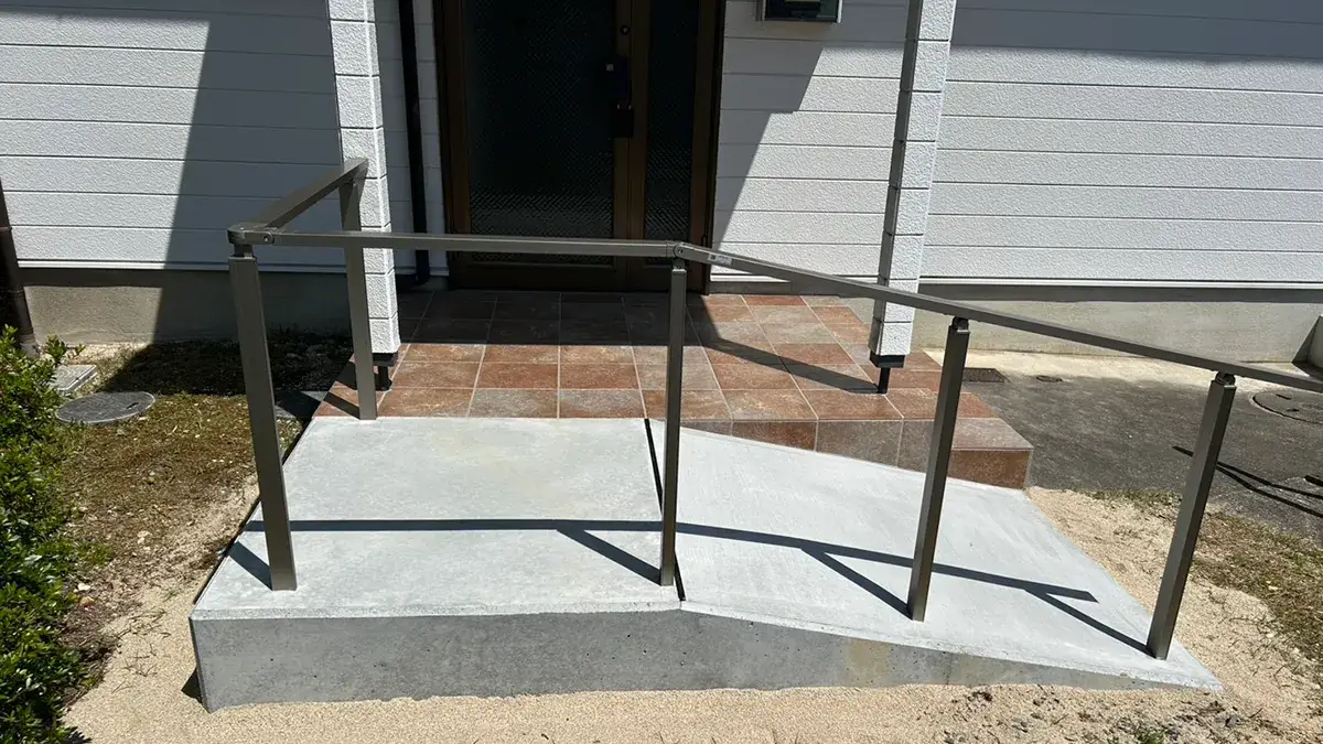 玄関まわり外構リフォーム工事施工例