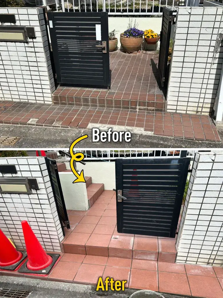 門扉工事外構リフォーム施工例