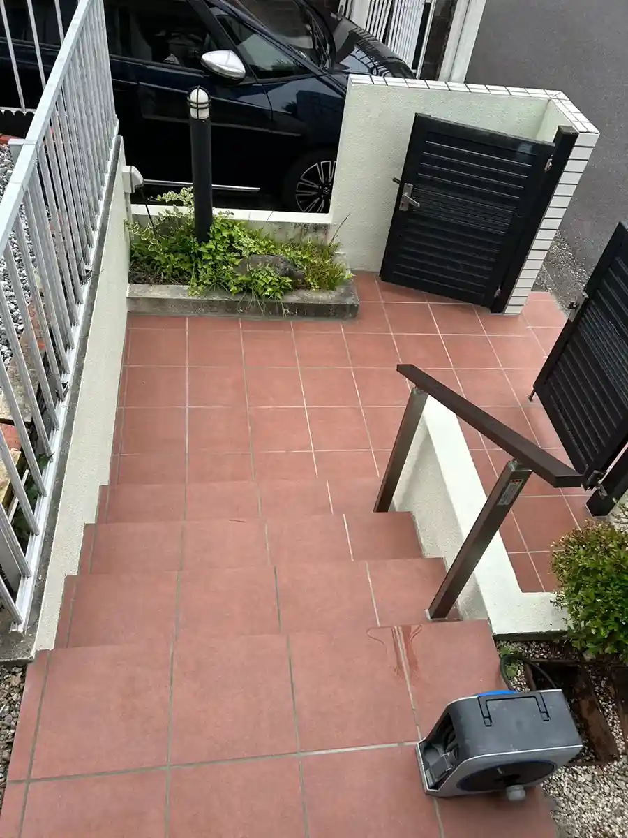 玄関アプローチリフォーム工事施工例